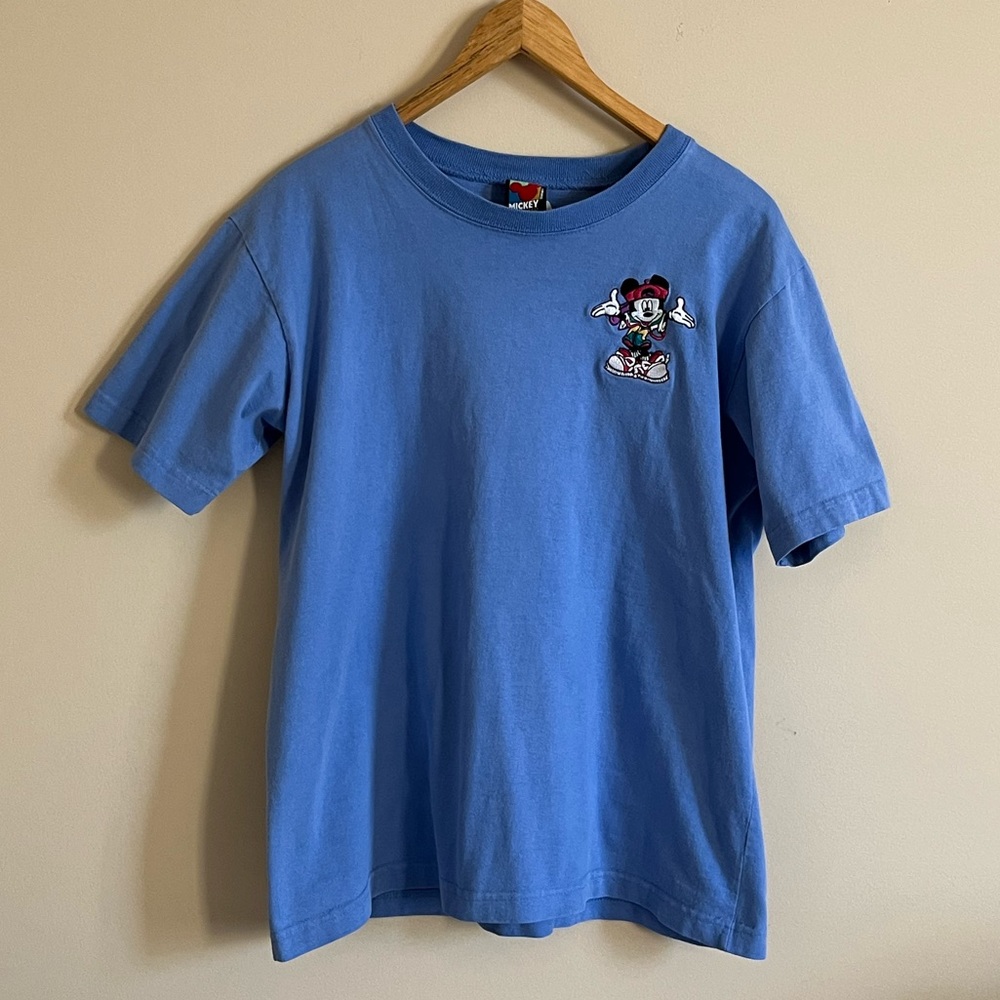 Vintage exclusive Mickey Mouse blue graphic t shirt